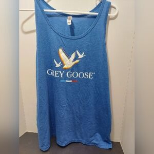 Grey Goose Vodka Logo Pride Tank Top Shirt Bella + Canvas Size Large Bird Lgbtq+